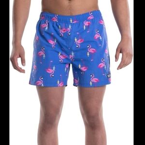 Saxx Go Costal 2N1 Volley Flamengo Print Swim Trunks Size M
